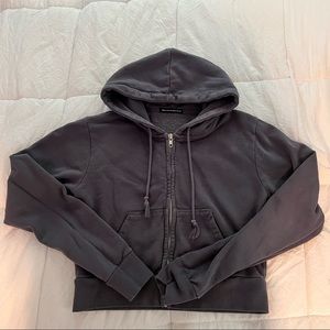 Brandy Melville Chrystal Hoodie - Blue/Gray